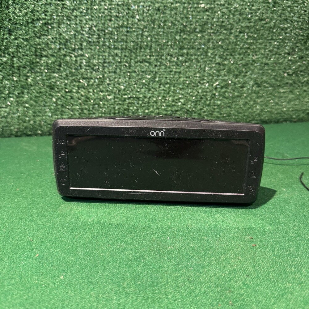 ONN AM/FM Radio & Red Numbers Digital Clock 1.8 Inch LED Display Dual Alarms